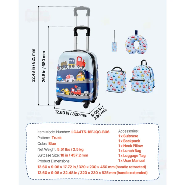 The Little Wanderer 5-Piece Kids' Travel Set