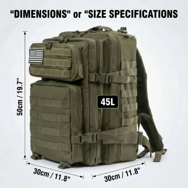 The TrailPack 45L Travel Backpack