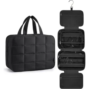 The Deluxe Wanderer's Fold & Go Hanging Toiletry Bag