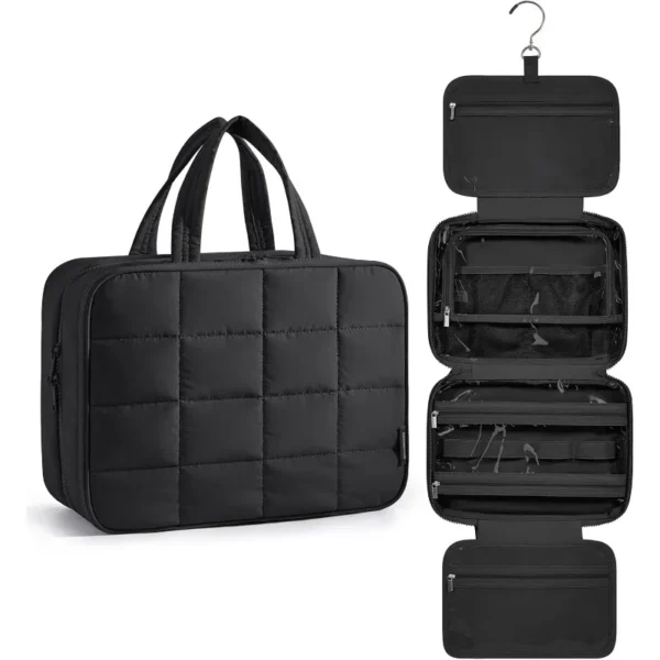 The Deluxe Wanderer's Fold & Go Hanging Toiletry Bag